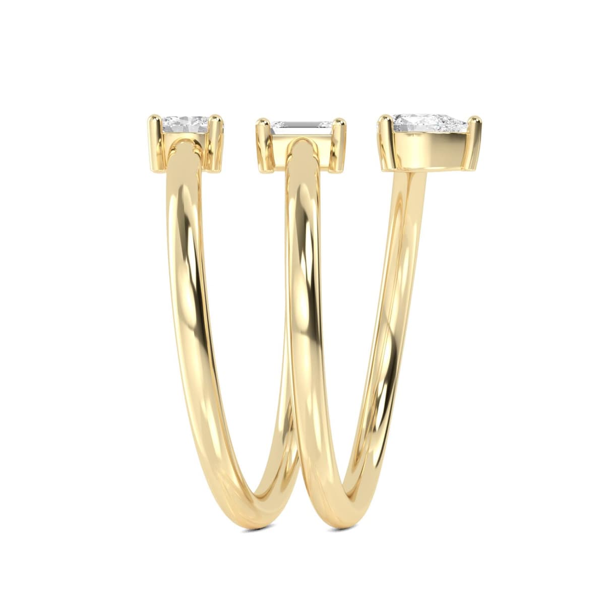 14K Yellow Gold Lab Grown Diamond RING 0.50 ctw SJR57504-0.50CT