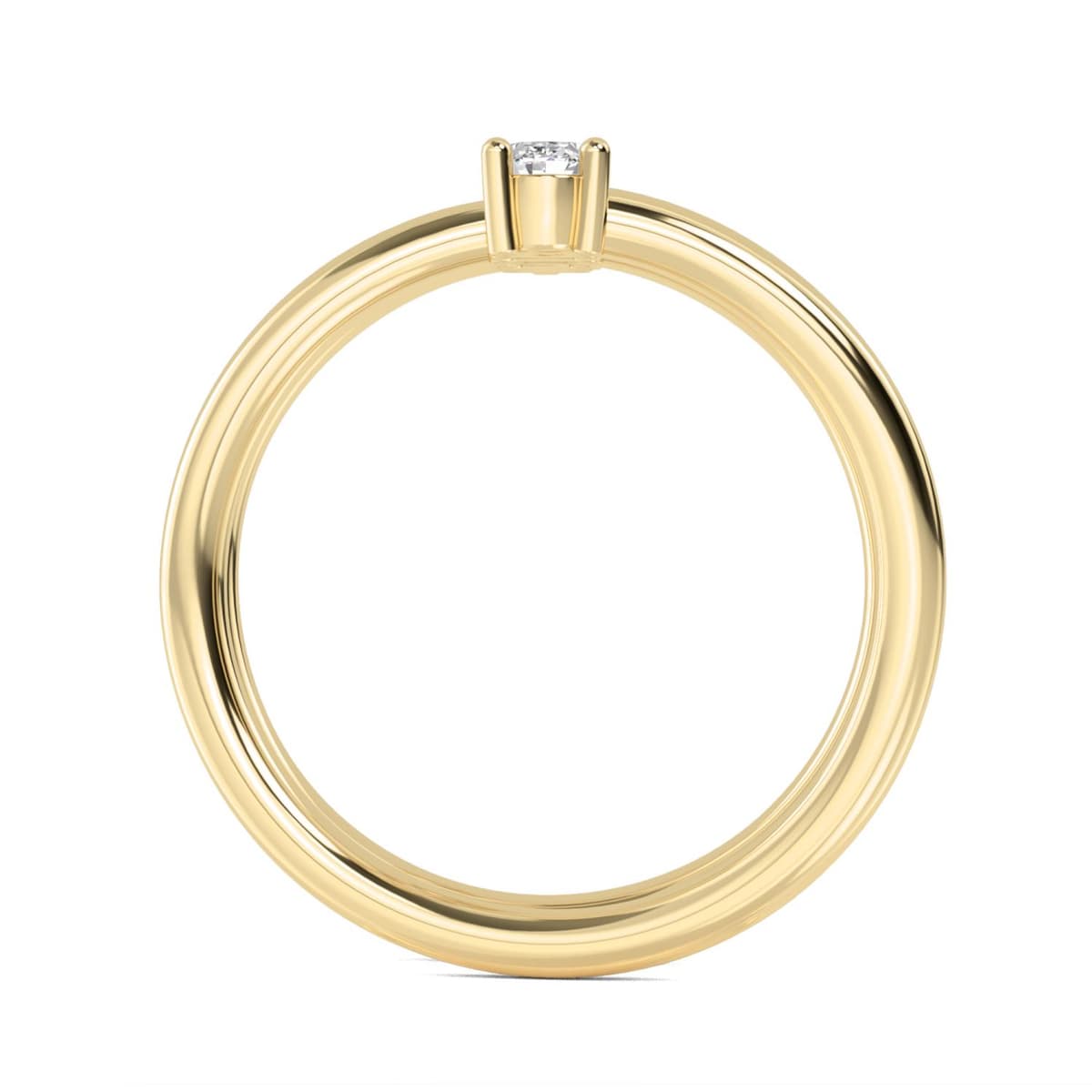 14K Yellow Gold Lab Grown Diamond RING 0.50 ctw SJR57504-0.50CT