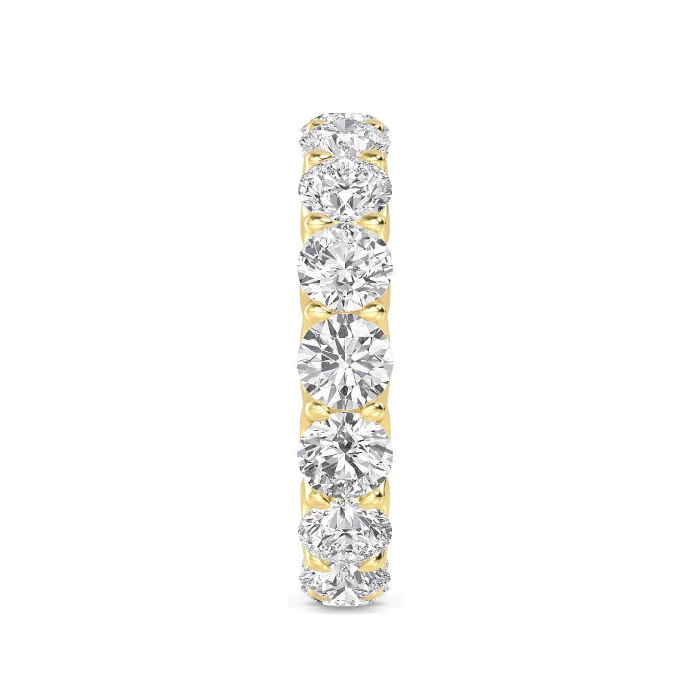 14K Yellow Gold Lab Grown Diamond Ring 6.50 ctw SJR59034-6.50CT