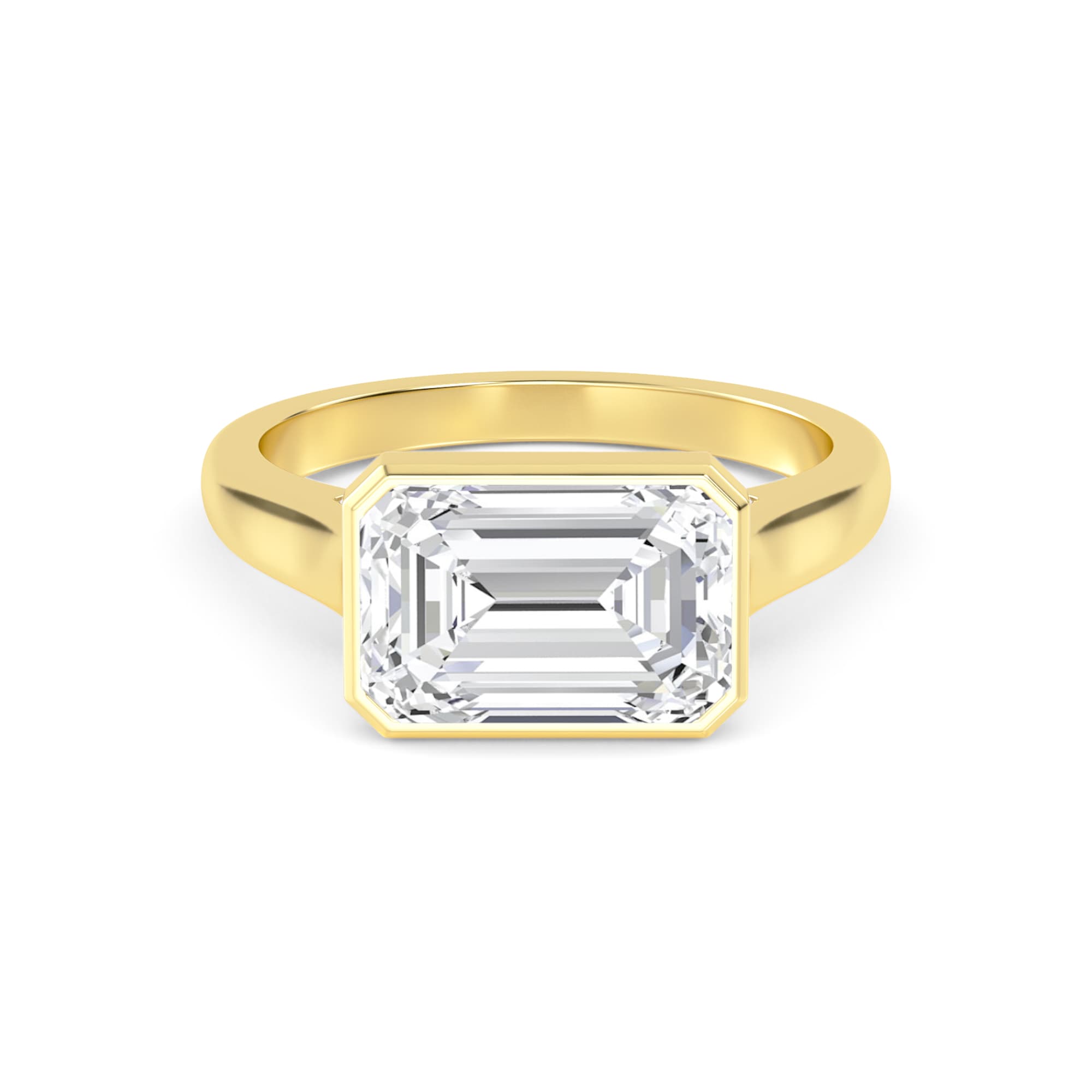 14K Yellow Gold Lab Grown Diamond Engagement Ring 3.11 ctw SJR60324RDT-3.00CT