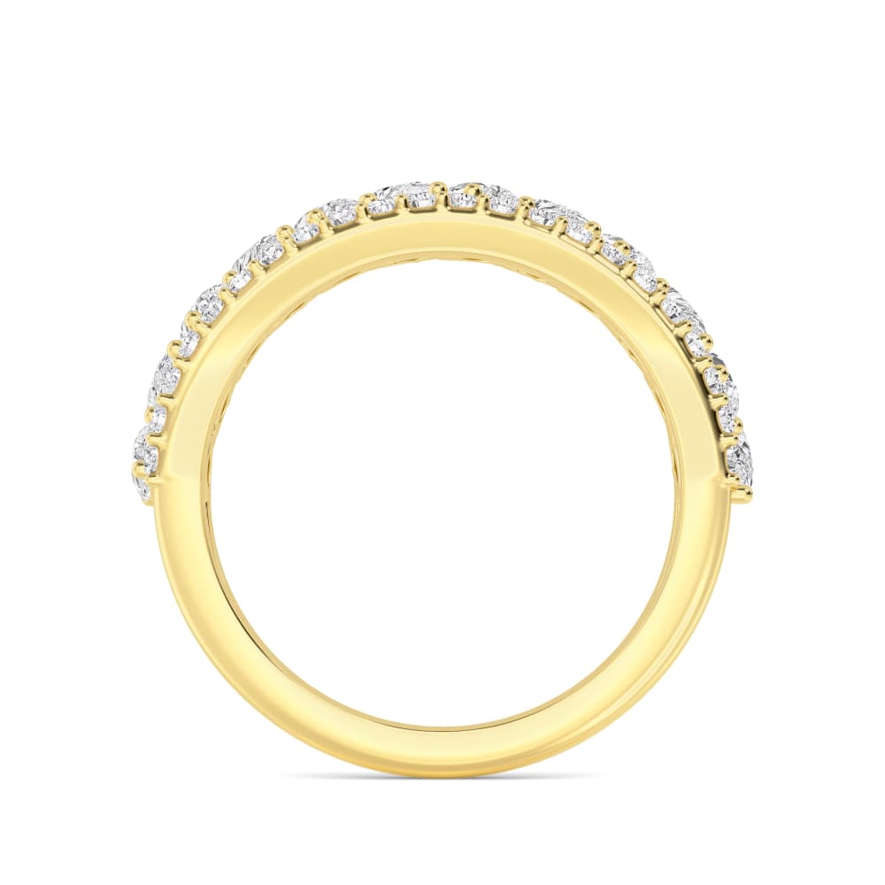 14K Yellow Gold Lab Grown Diamond Bands SJR60526-1.38CT