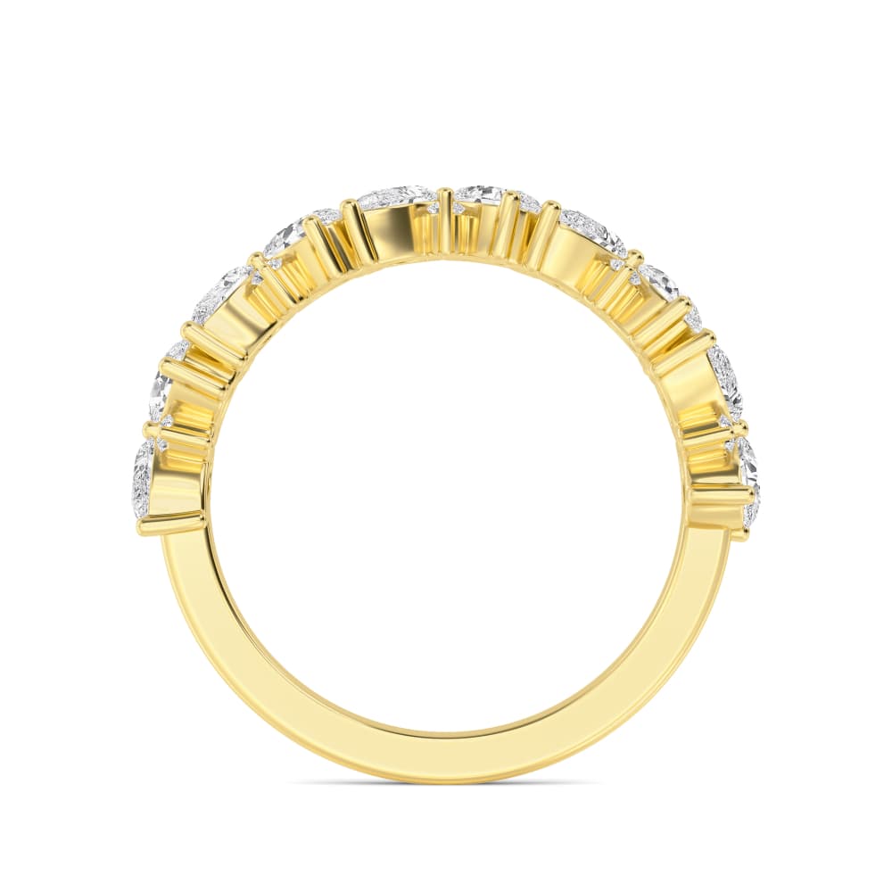 14K Yellow Gold Lab Grown Diamond Bands SJR60527-1.00CT