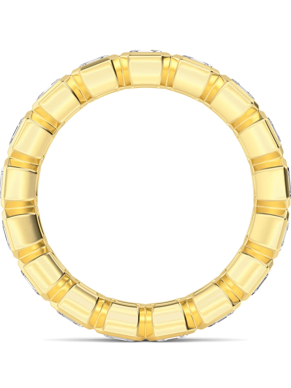 14K Yellow Gold Lab Grown Diamond Wedding Bands 3.84 ctw SJR60534ASS-3.83CT