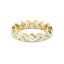 14K Yellow Gold Lab Grown Diamond Ring1.83 ctw SJR60535ASS-1.83CT
