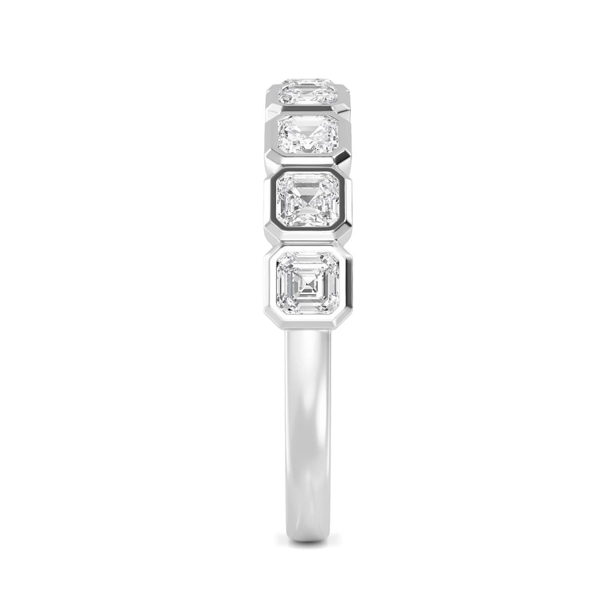 14K White Gold Lab Grown Diamond RING 2.24 ctw SJR60559ASS-2.25CT