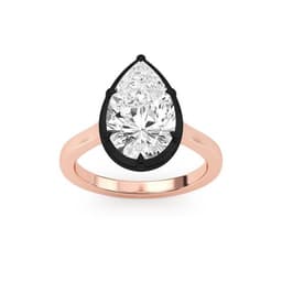 14K Rose Gold Lab Grown Diamond Engagement  4.00 ctw SJR60968PE-4.00CT