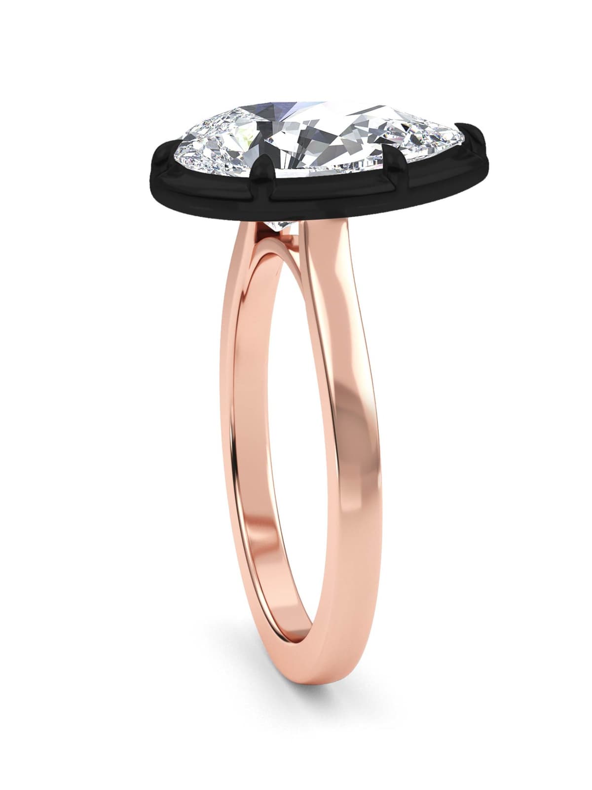 14K Rose Gold Lab Grown Diamond Engagement  4.00 ctw SJR60968PE-4.00CT