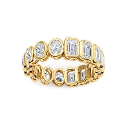 14K Yellow Gold Lab Grown Diamond Wedding Rings 2.99 ctw SJR61038-2.88CTB