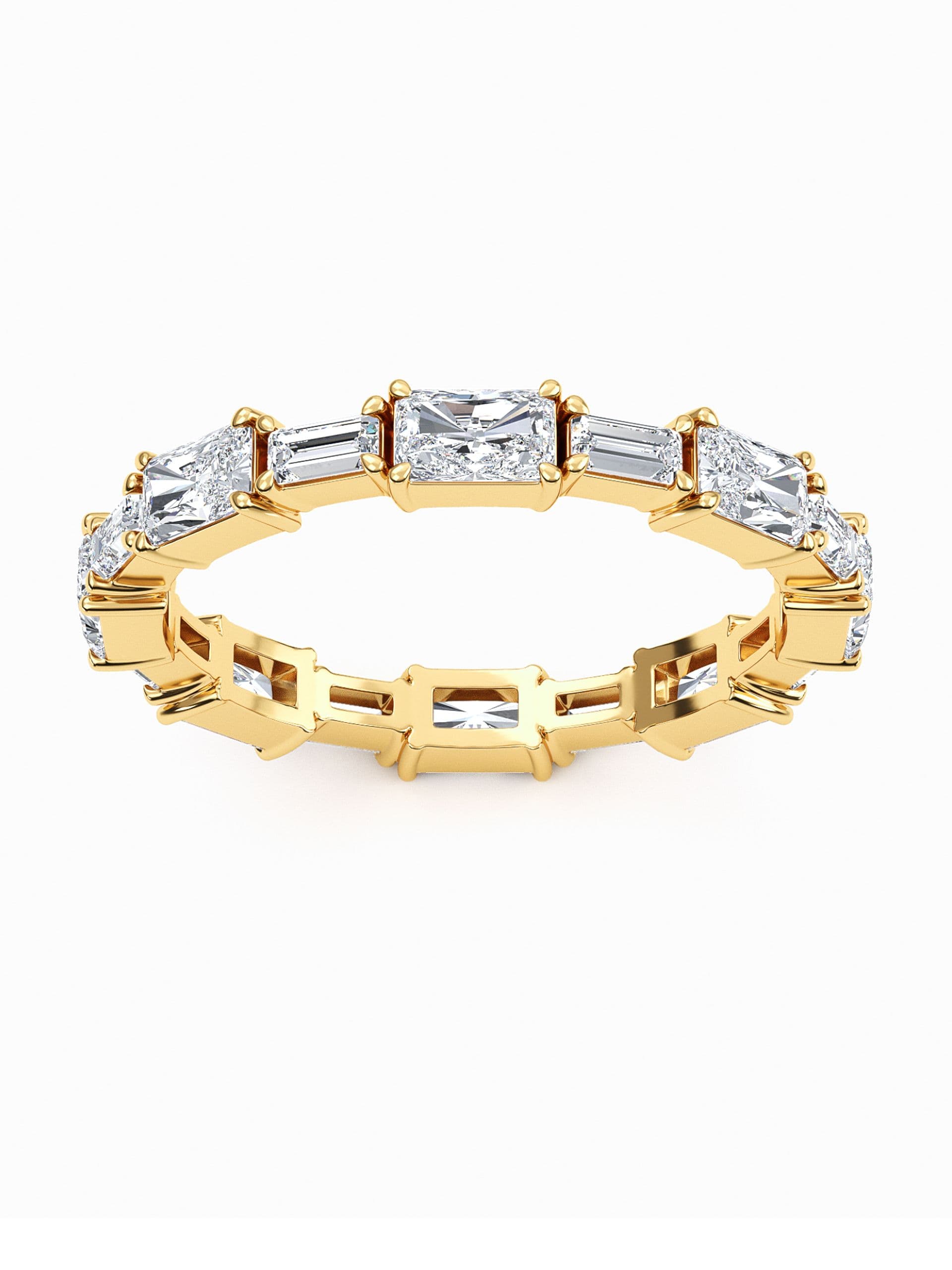 14K Yellow Gold Lab Grown Diamond Wedding Bands 1.51 ctw SJR61236-1.63CT