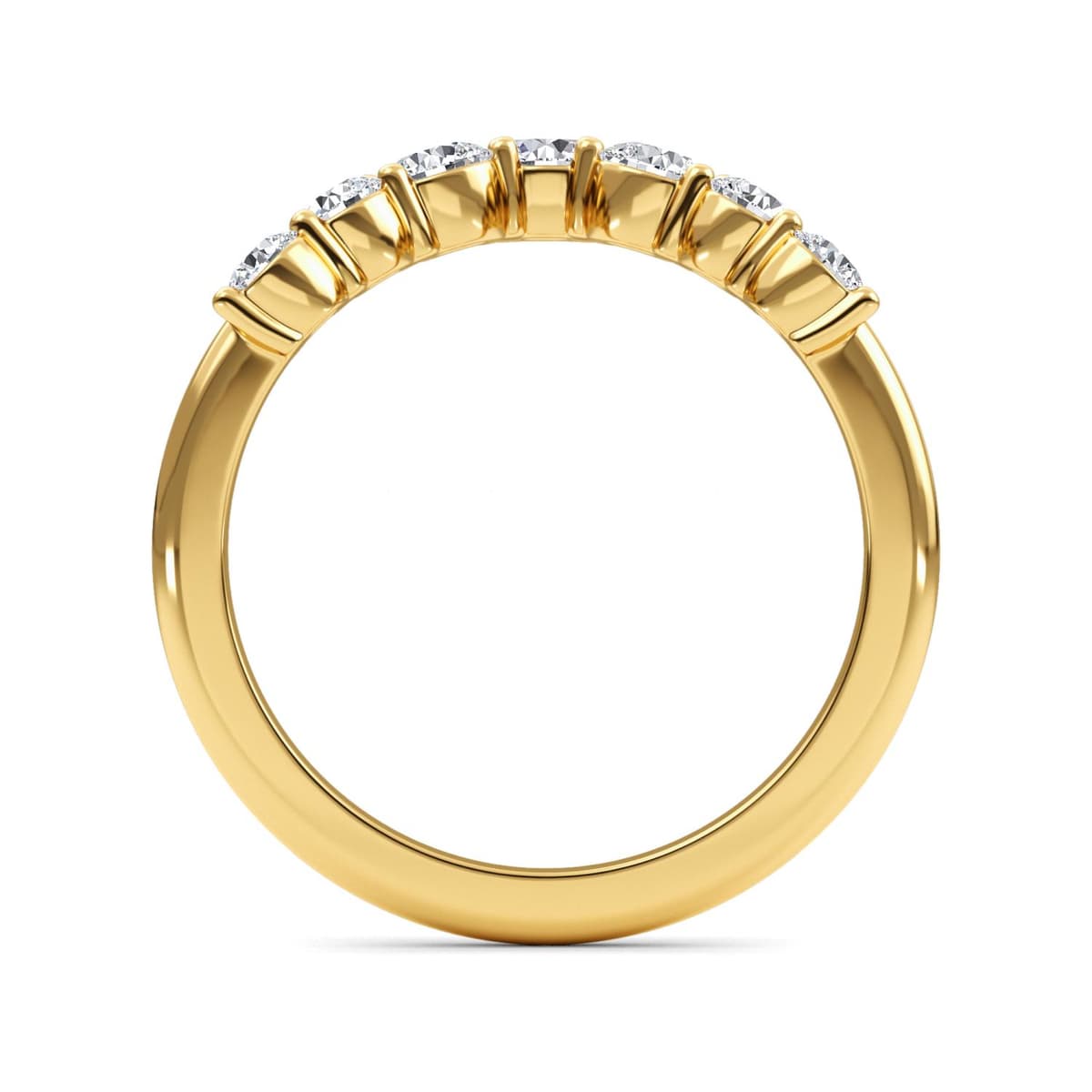 14K Yellow Gold Lab Grown Diamond RING 0.82 ctw SJR61294-0.83CT