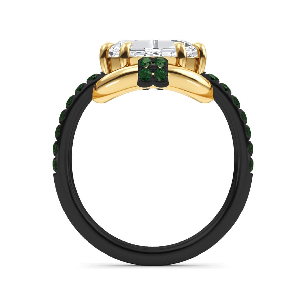 14K Yellow Gold Lab Grown Diamond RING 2.52 ctw SJR61423OV-2.00CT