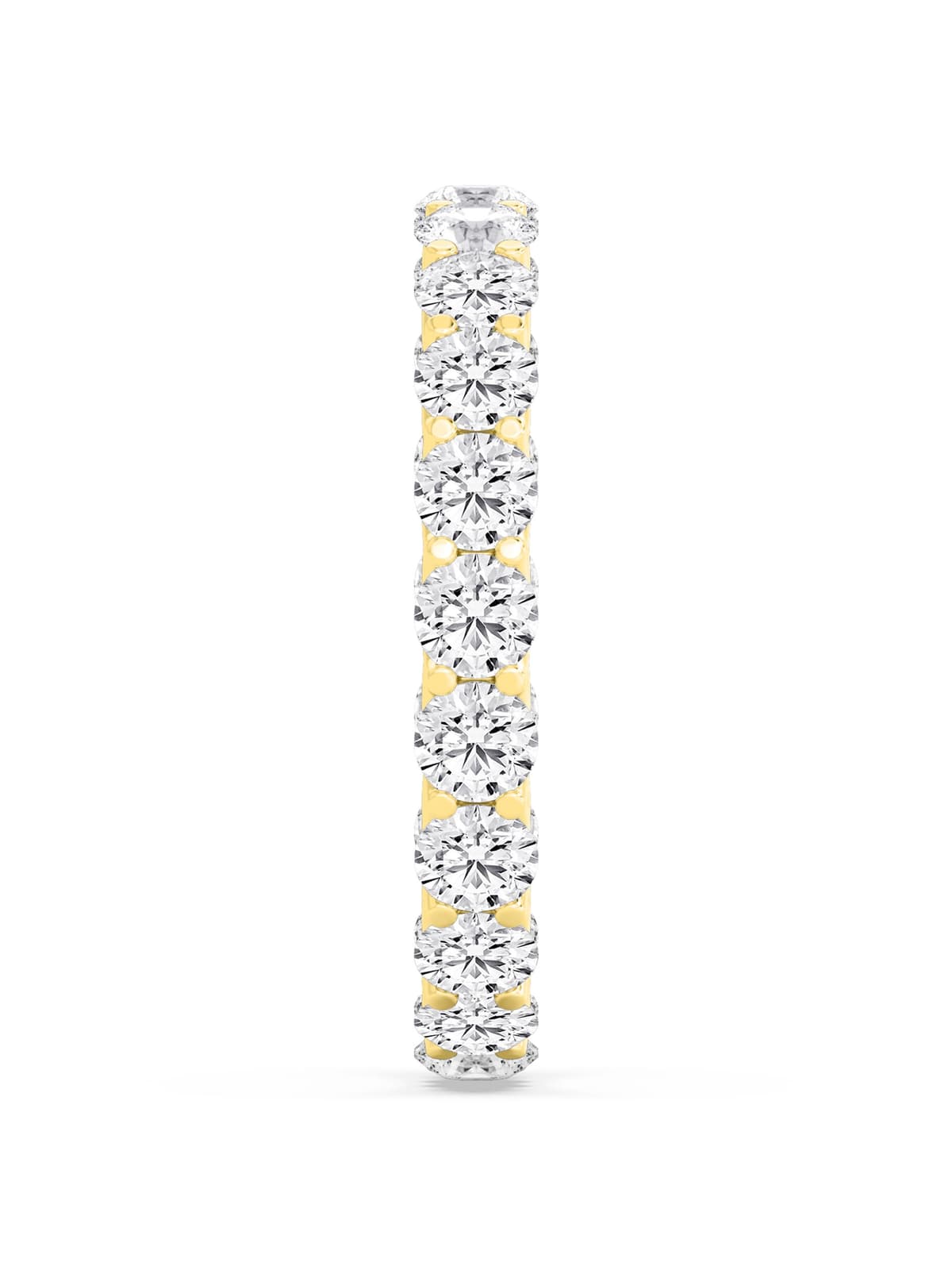 14K Yellow Gold Lab Grown Diamond WEDDING BANDS 2.06 ctw SJR61725-2.00CT