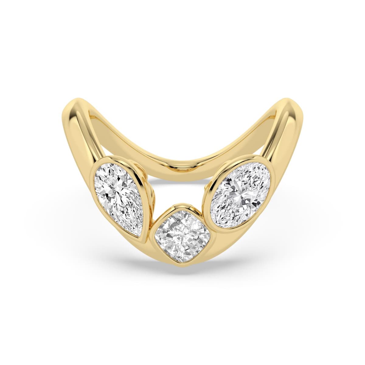 14K Yellow Gold Lab Grown Diamond RING 1.79 ctw SJR62422-1.83CT