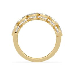 14K Yellow Gold Lab Grown Diamond RING 4.62 ctw SJR62449-4.38CT