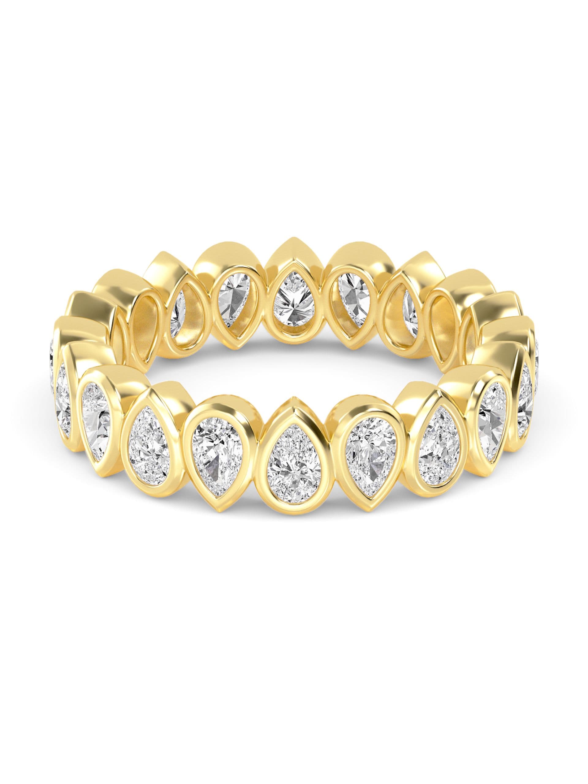 14K Yellow Gold Lab Grown Diamond Wedding Bands 1.72 ctw SJR60537PE-1.80CT